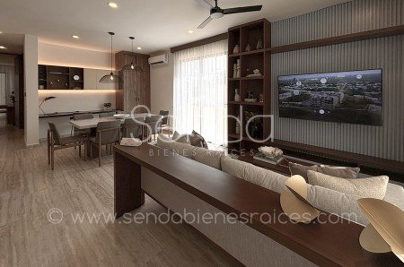 Departamento en venta en Temozon Norte Merida MAIMARA 2 Recamaras Amenidades